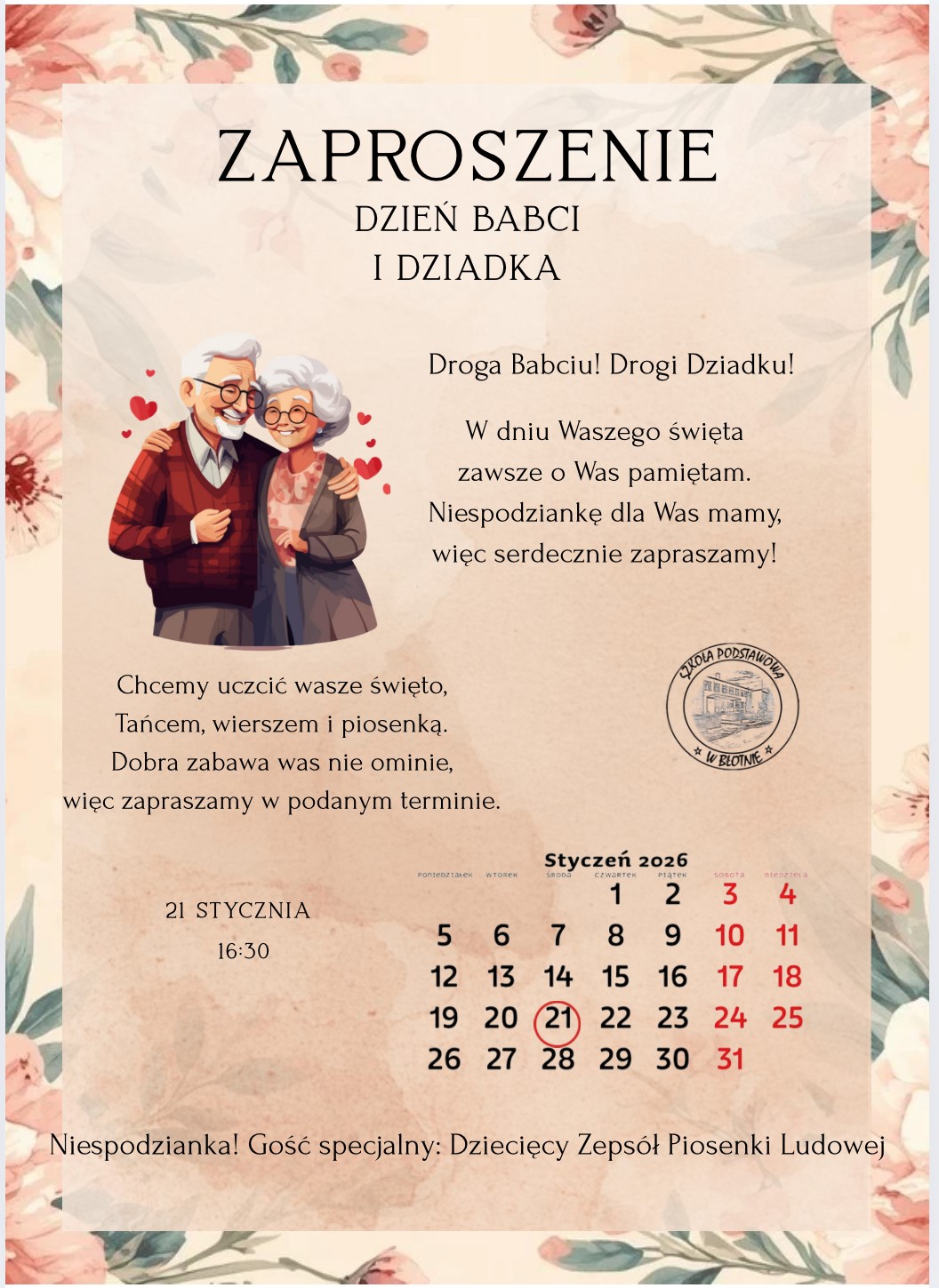Dzień Babci i Dziadka