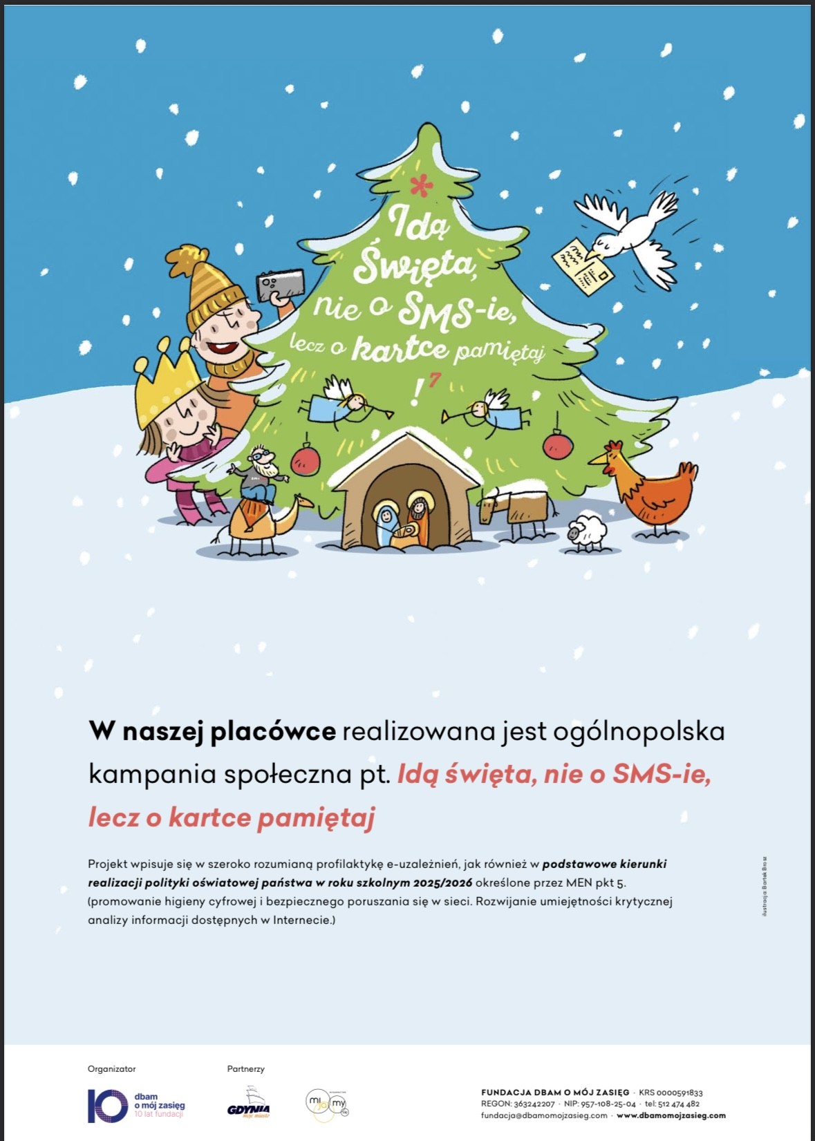  Idą święta, nie o SMS-ie, lecz o kartce pamiętaj!